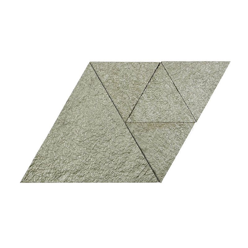 metallic | triangular